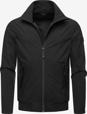 Ragwear Performance Jacket in Black: front