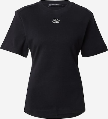 Karl Lagerfeld Koszulka w kolorze czarny: przód