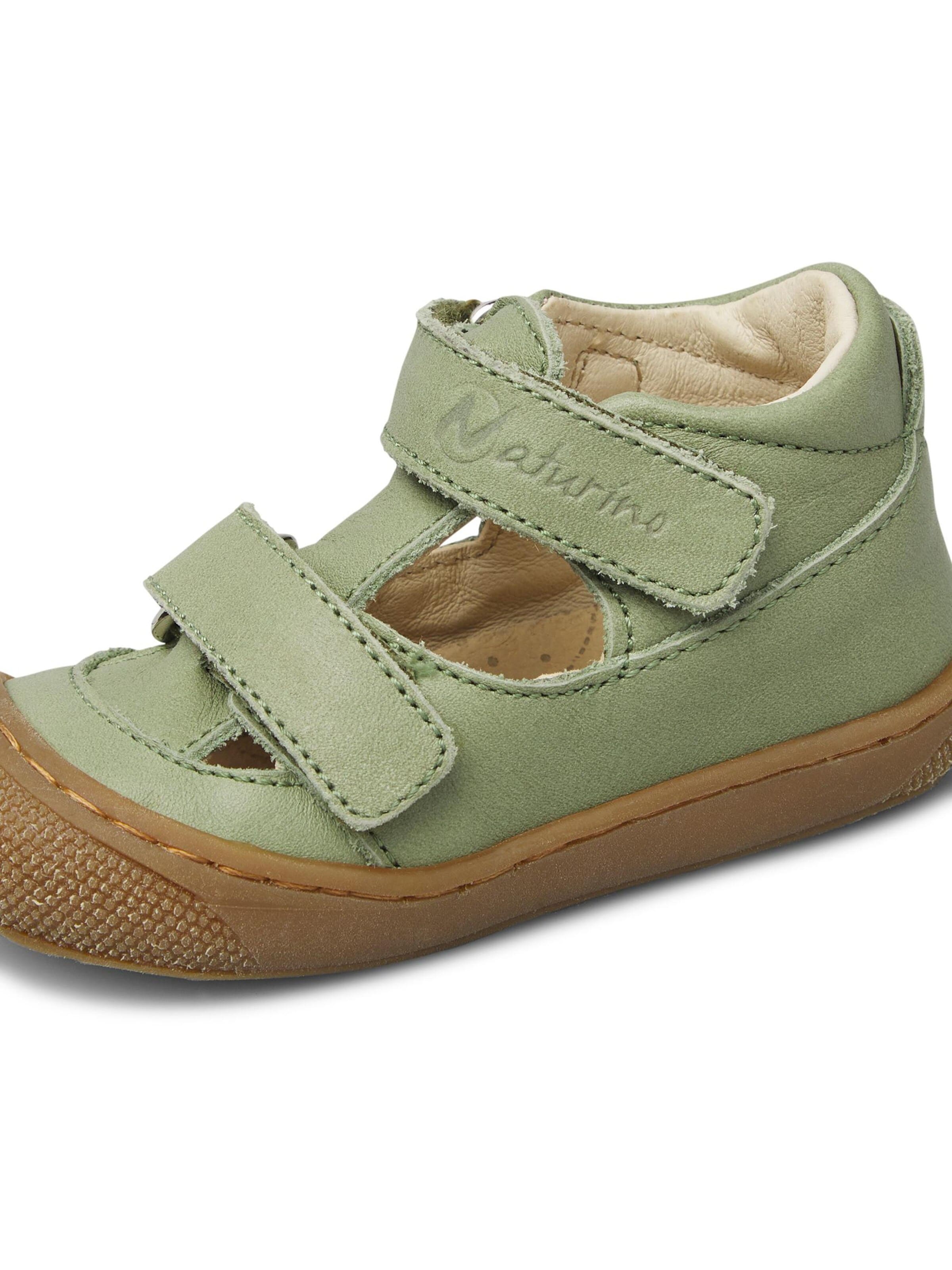 NATURINO Open shoes 'PUFFY' in Green: front