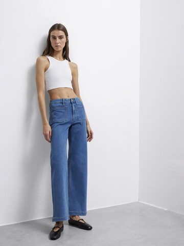 Mavi Flared Jeans 'Malibu Marine' in Blue