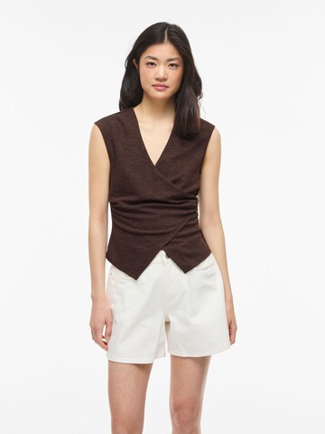 VILA Overdel 'VIAnni' i brun: forside