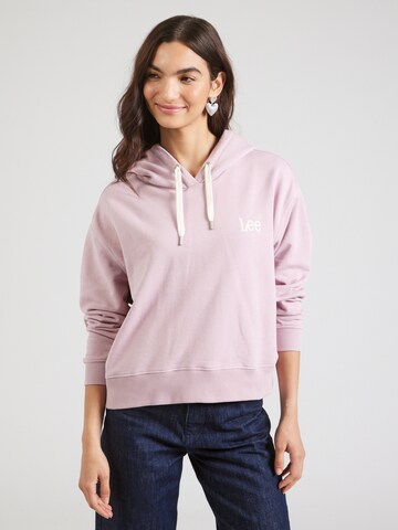 Sweat-shirt 'ESSENTIAL' Lee en violet : devant