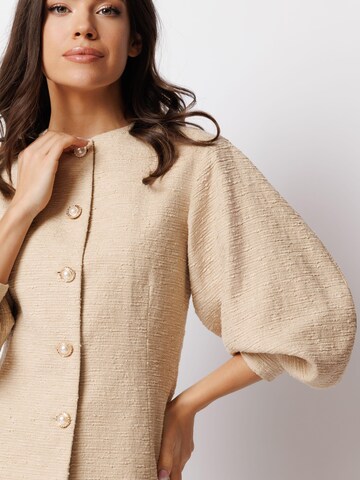 Veste mi-saison 'Lyra' Couture de Marie en beige