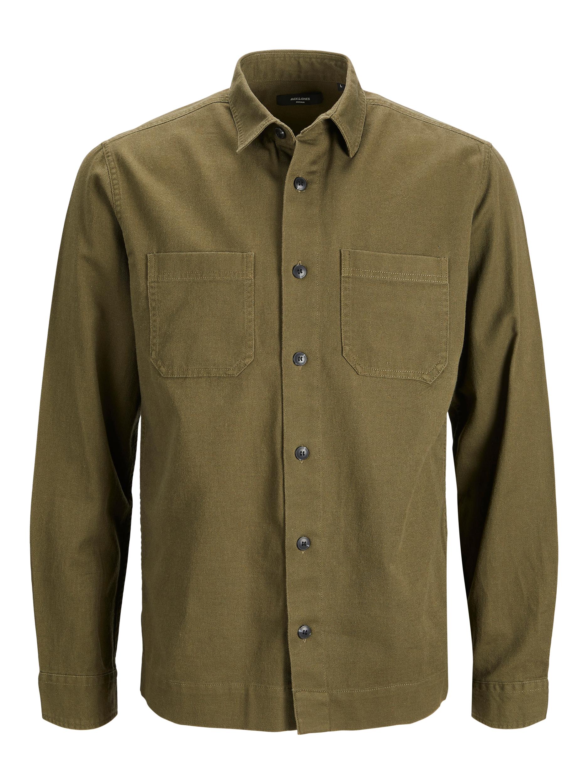 JACK & JONES Camicia LOGAN in Oliva 