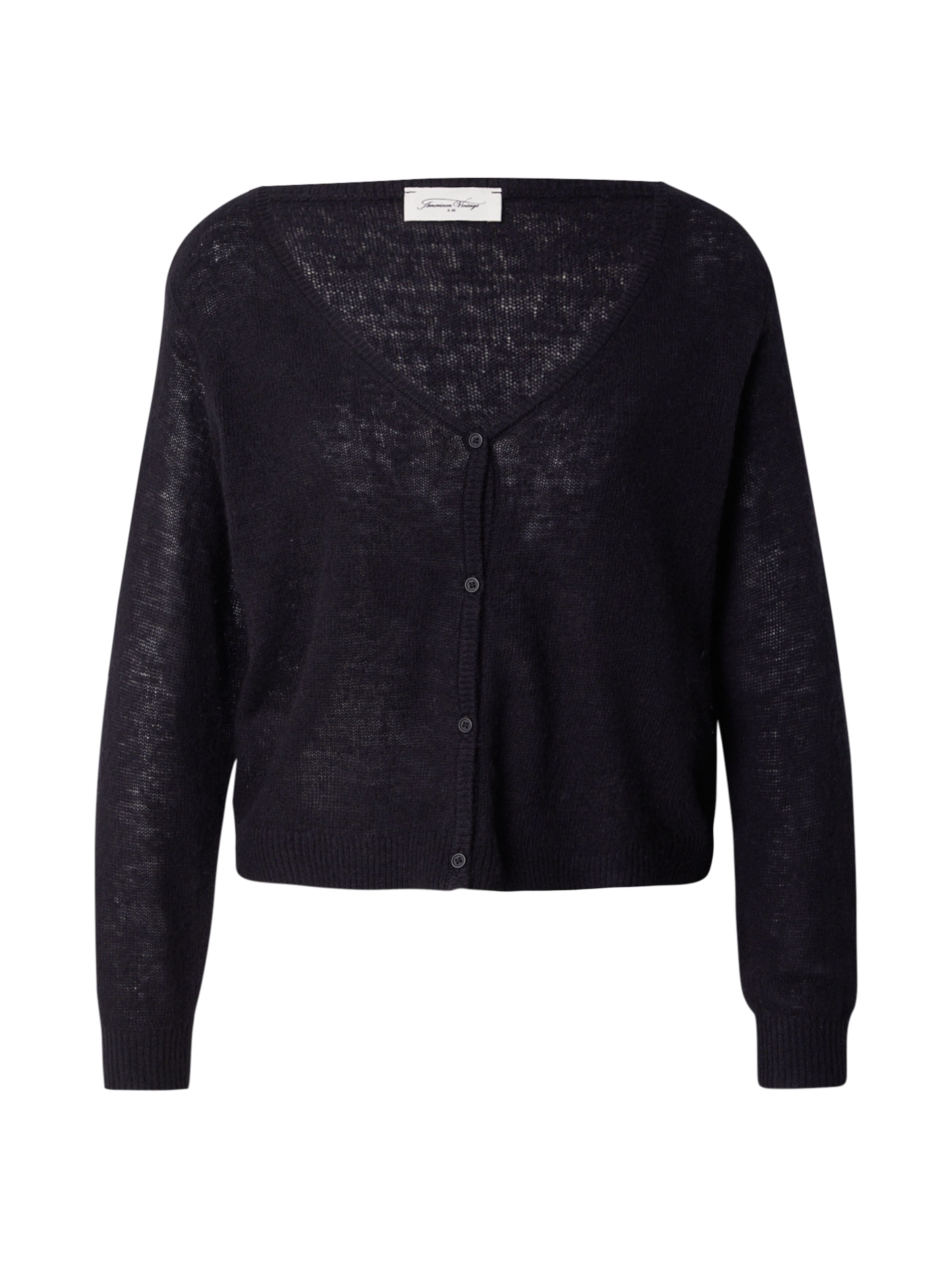 Giacchetta 'DUMY' di AMERICAN VINTAGE in nero: frontale