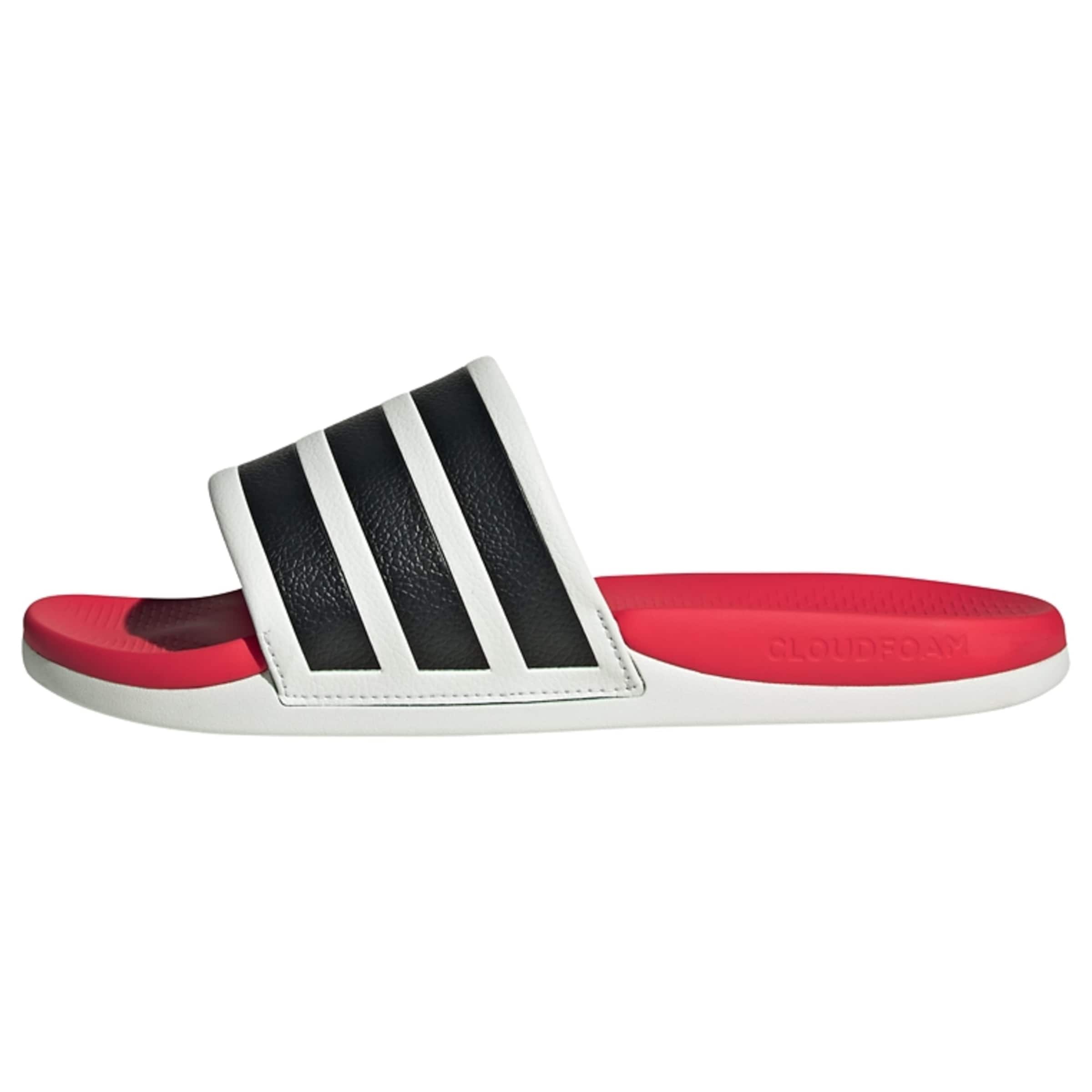 Zoccoletto 'Adilette Comfort 2.0' di ADIDAS SPORTSWEAR in bianco: frontale