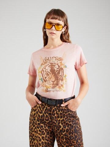 GUESS Shirt 'TIGER' in Pink: front