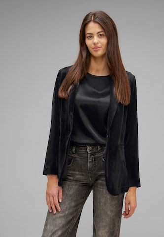 STREET ONE Blazer in Black: front