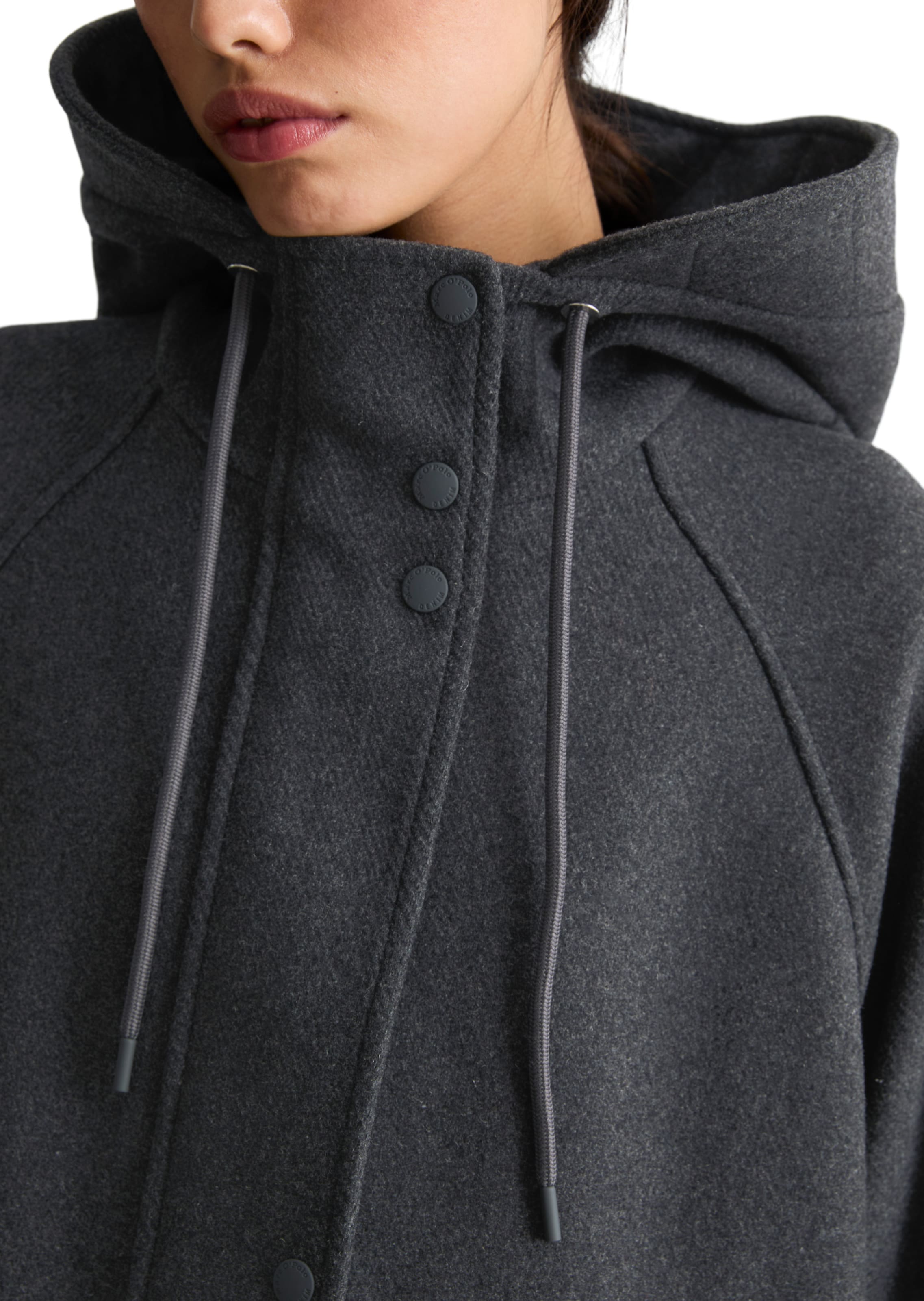 Marc O'Polo DENIM Tussenparka in Grijs: voorkant