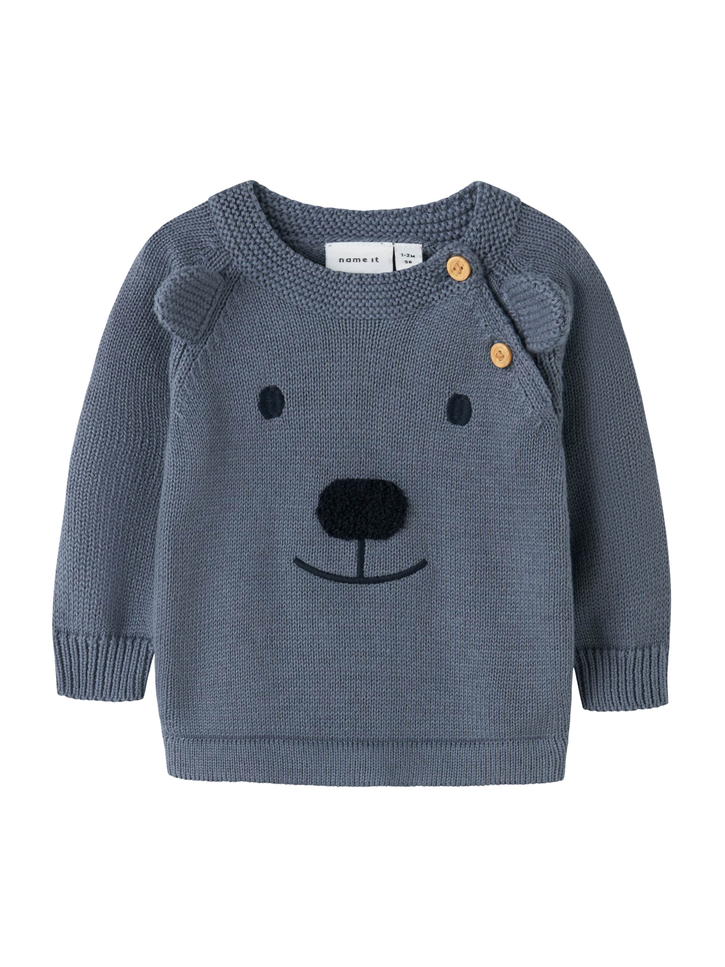 NAME IT Pulover 'NBMREADY' | modra barva: sprednja stran