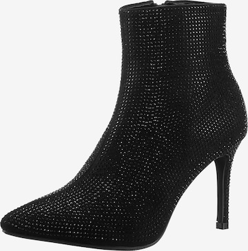 Aniston Stiefelette in Schwarz: Vorderseite