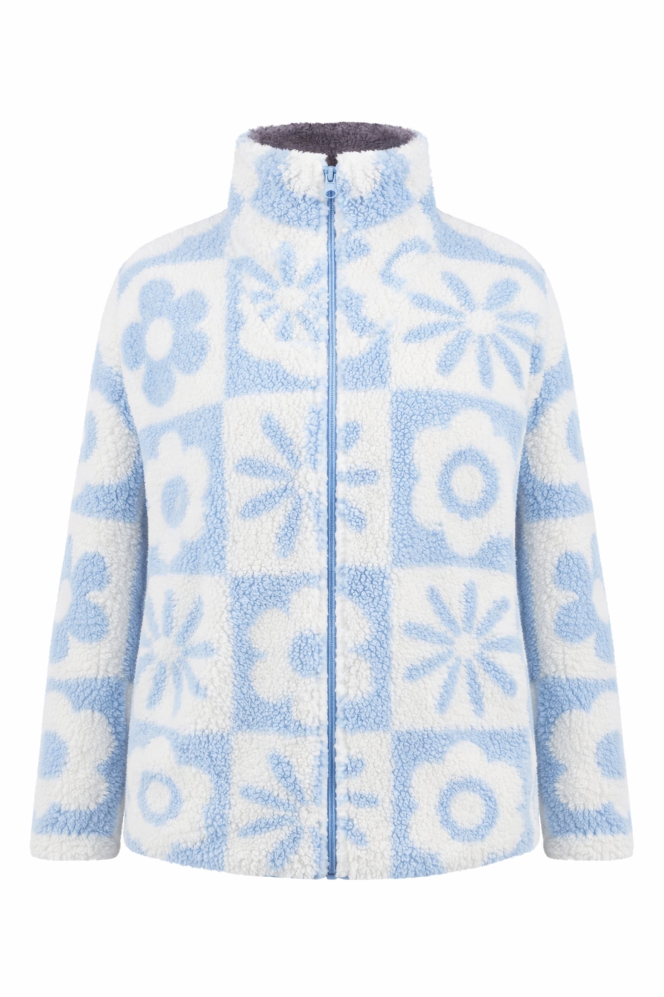 Veste mi-saison BRAVE SOUL en bleu : devant