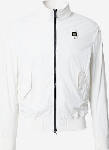 Blauer.USA Демисезонная куртка 'ALWIN' в Белый: спереди