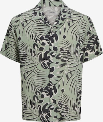 Chemise 'JREBBLOOM RESORT' JJ Rebel en vert : devant