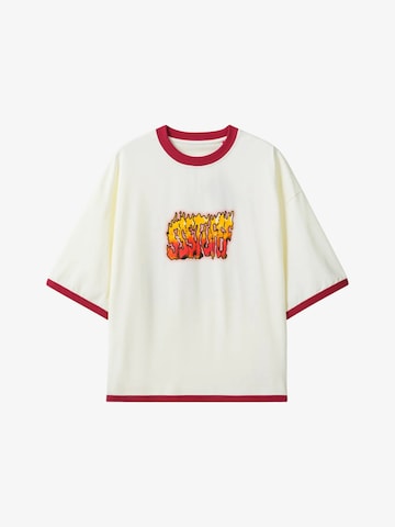 SSSTUFFF - Camisa em branco: frente