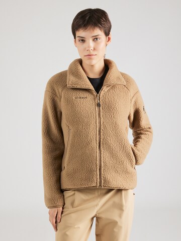Veste en polaire fonctionnelle 'Innominata Pro' MAMMUT en beige : devant