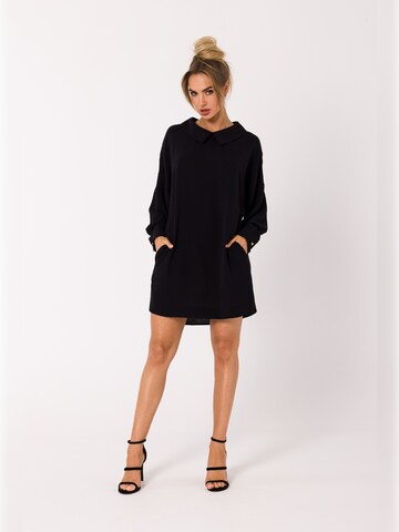 made of emotion - Vestido camisero 'M740' en negro