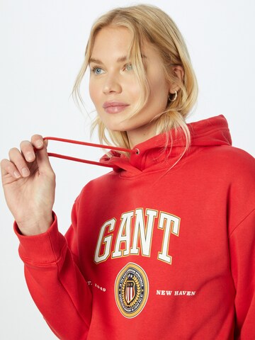 GANT - Sweatshirt em vermelho