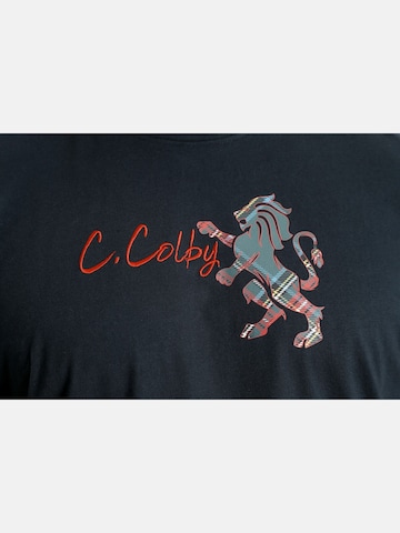 Charles Colby Shirt ' Earl Cian ' in Blauw