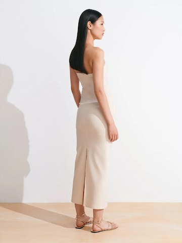 Dilvin - Vestido em bege