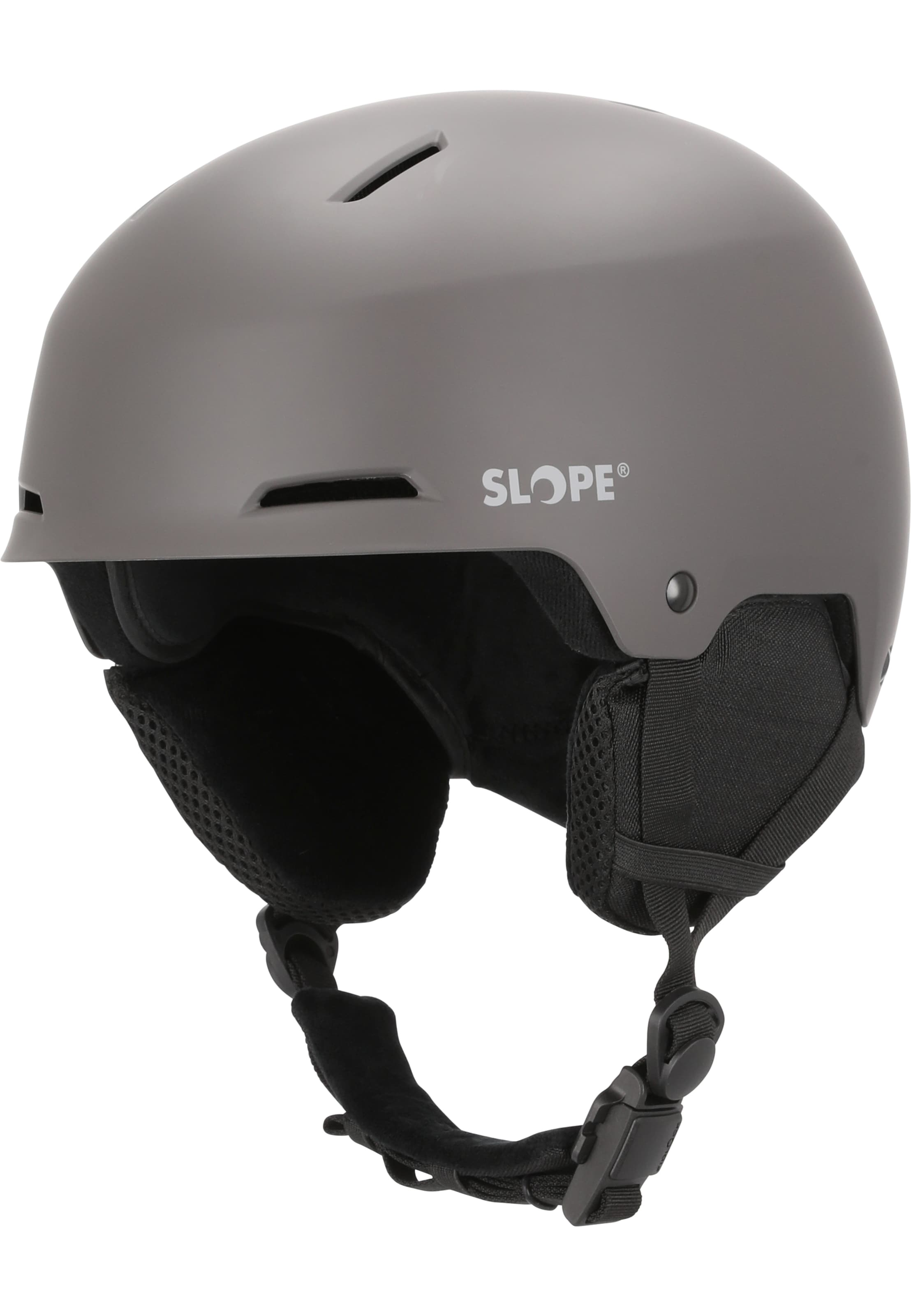 SLOPE Skihelm 'Heiden' in Grau: Vorderseite