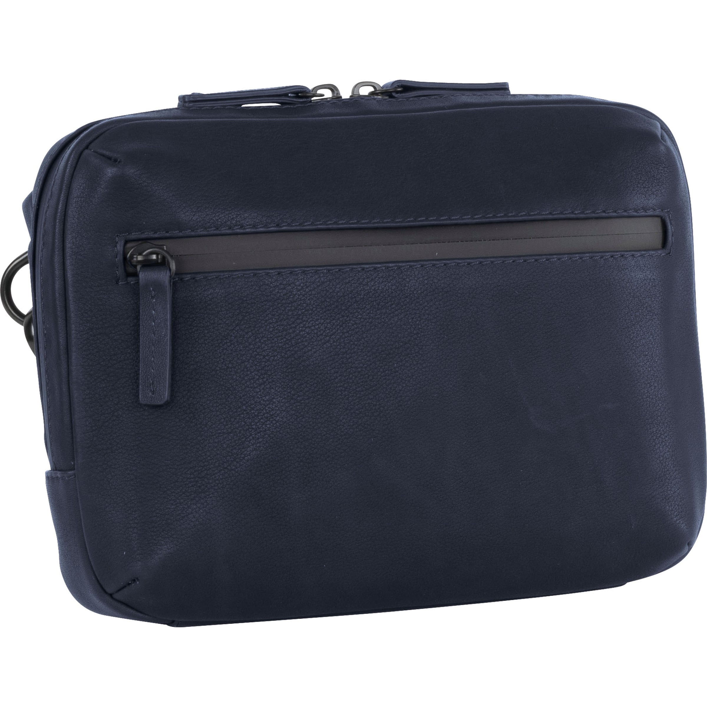 LEONHARD HEYDEN Gürteltasche 'Den Haag' in Blau: Vorderseite