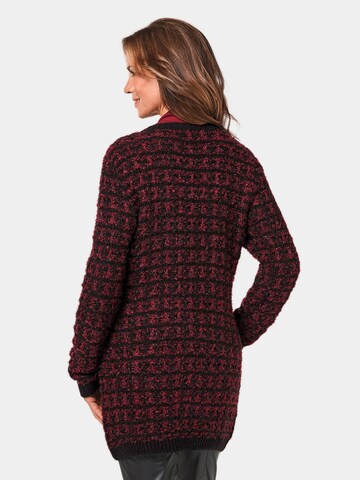 Goldner Knit Cardigan in Red