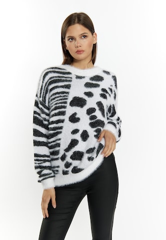 MYMO - Pullover 'Biany' em branco: frente