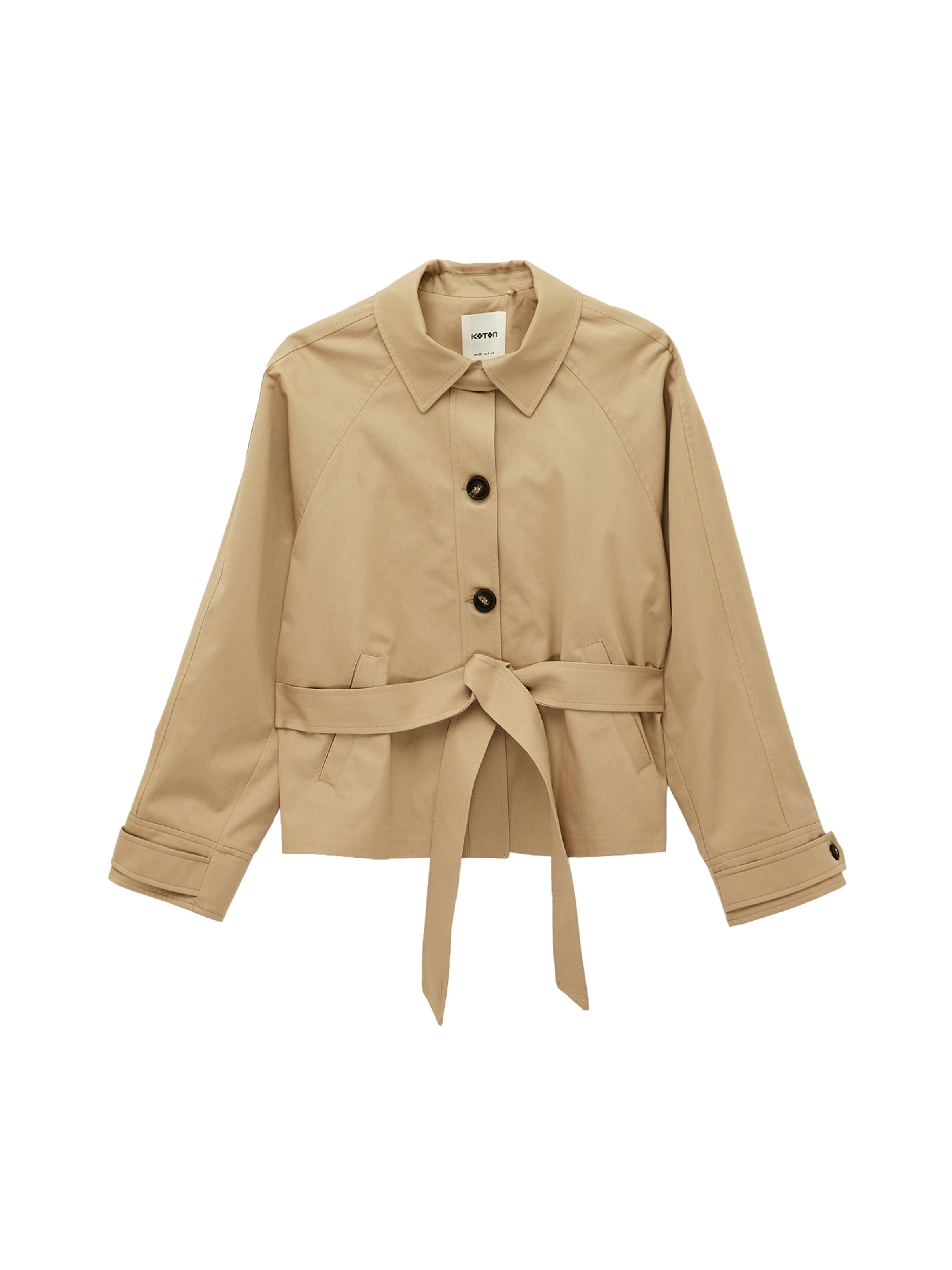 Koton Between-seasons coat in XXS in Beige, Item view