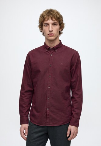Regular fit Camicia di Lindbergh in rosso: frontale