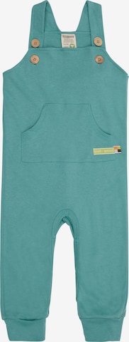 loud + proud Overalls in Green: front