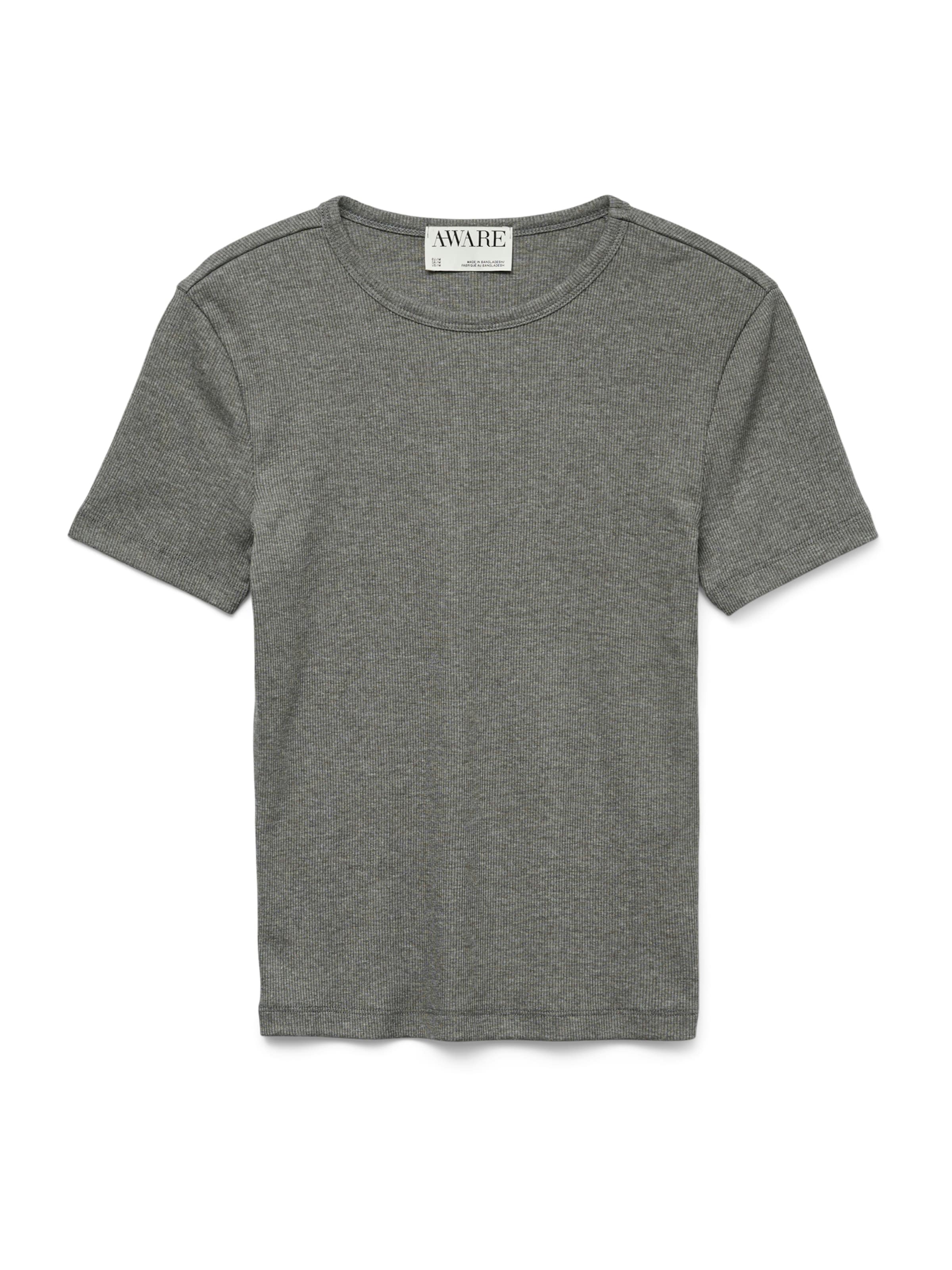 Aware Тениска 'AWIRWINA' в сиво: отпред