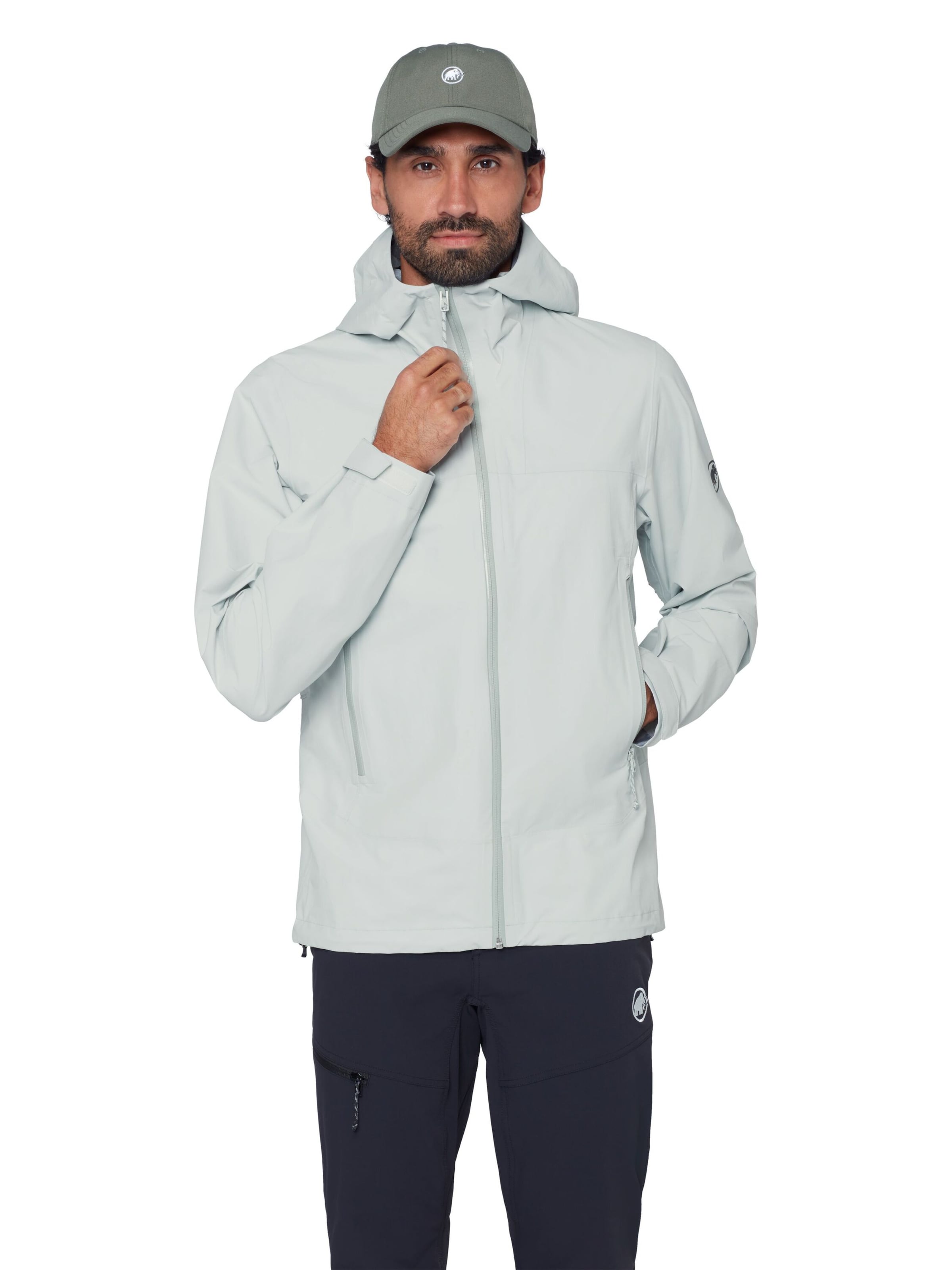 MAMMUT Outdoor jacket in Green: front