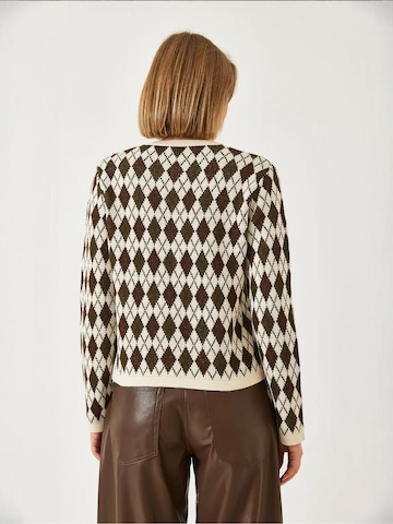 Bianco Lucci Knit cardigan in Black