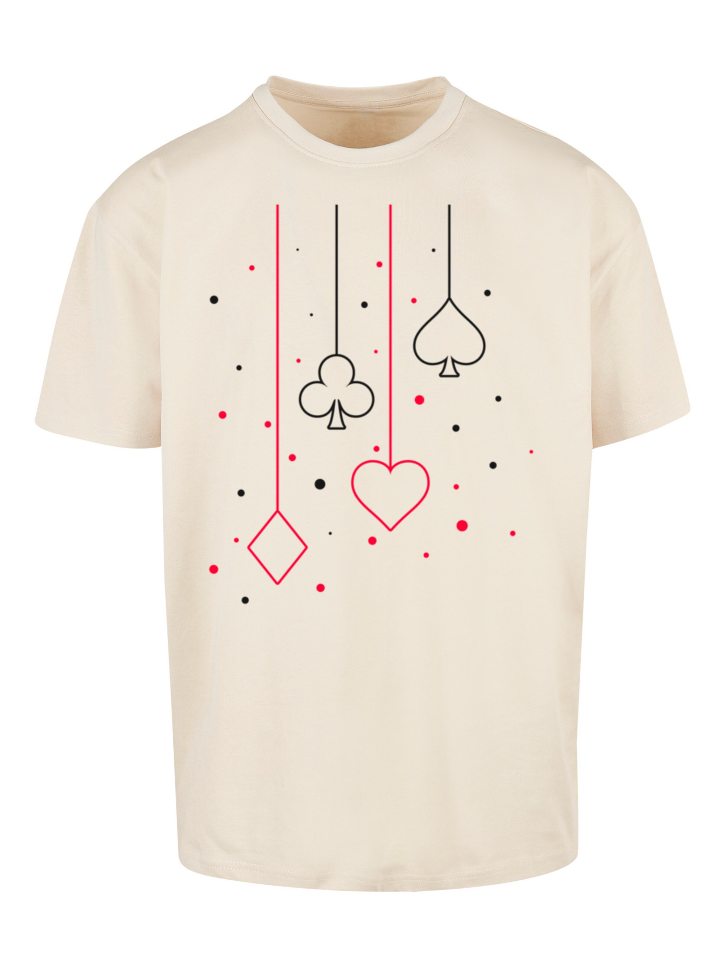 F4NT4STIC Shirt in Beige: front