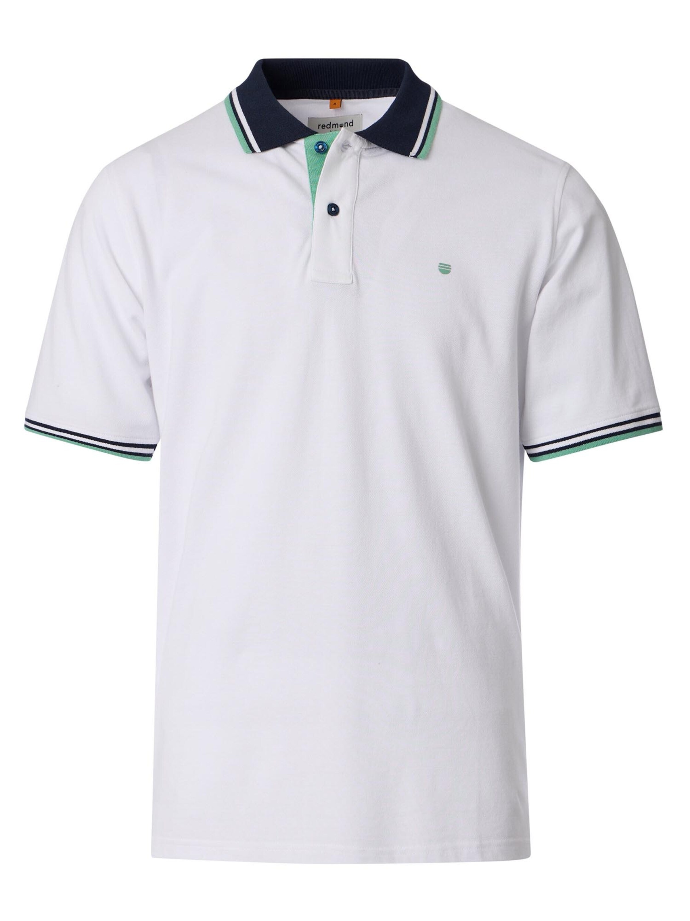 redmond Shirt 'Basic'‌ in Weiß: Vorderseite