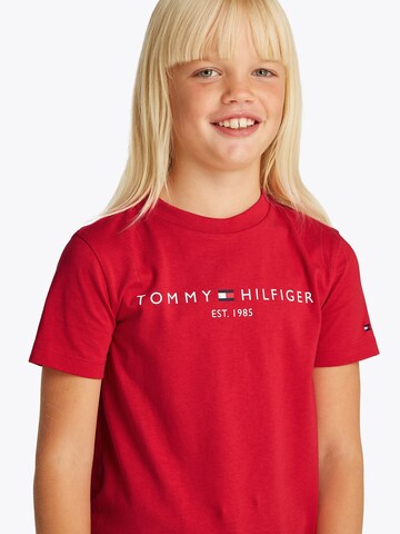 Maglietta 'ESSENTIAL' di TOMMY HILFIGER in rosso