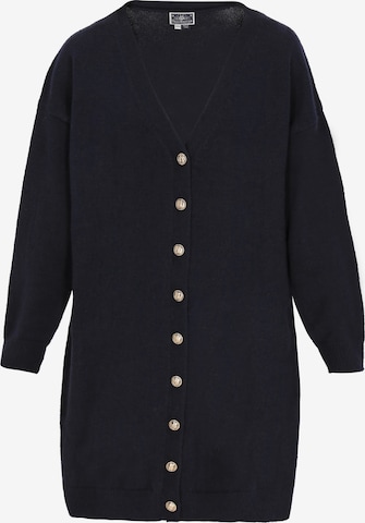 Cardigan 'Classic Look' DreiMaster Maritim en bleu : devant