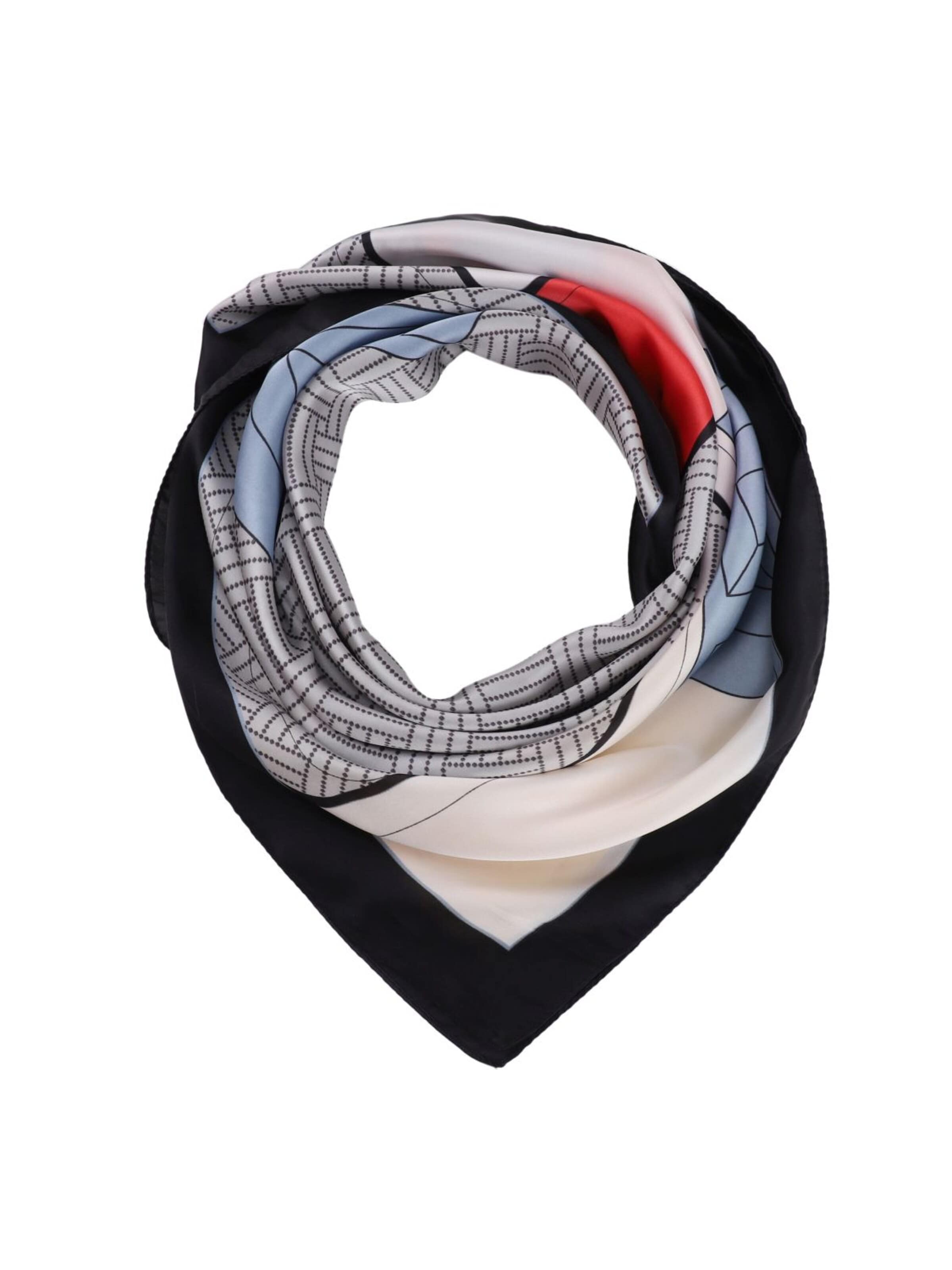 Foulard 'Carré de Soie YOUCHIC' di 19V69 ITALIA in nero: frontale