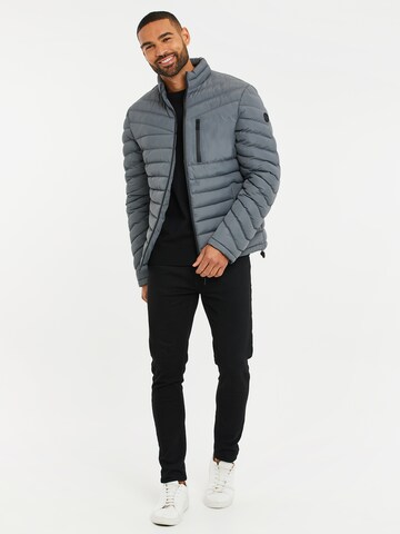 Threadbare Between-season jacket 'Craven' in Grey