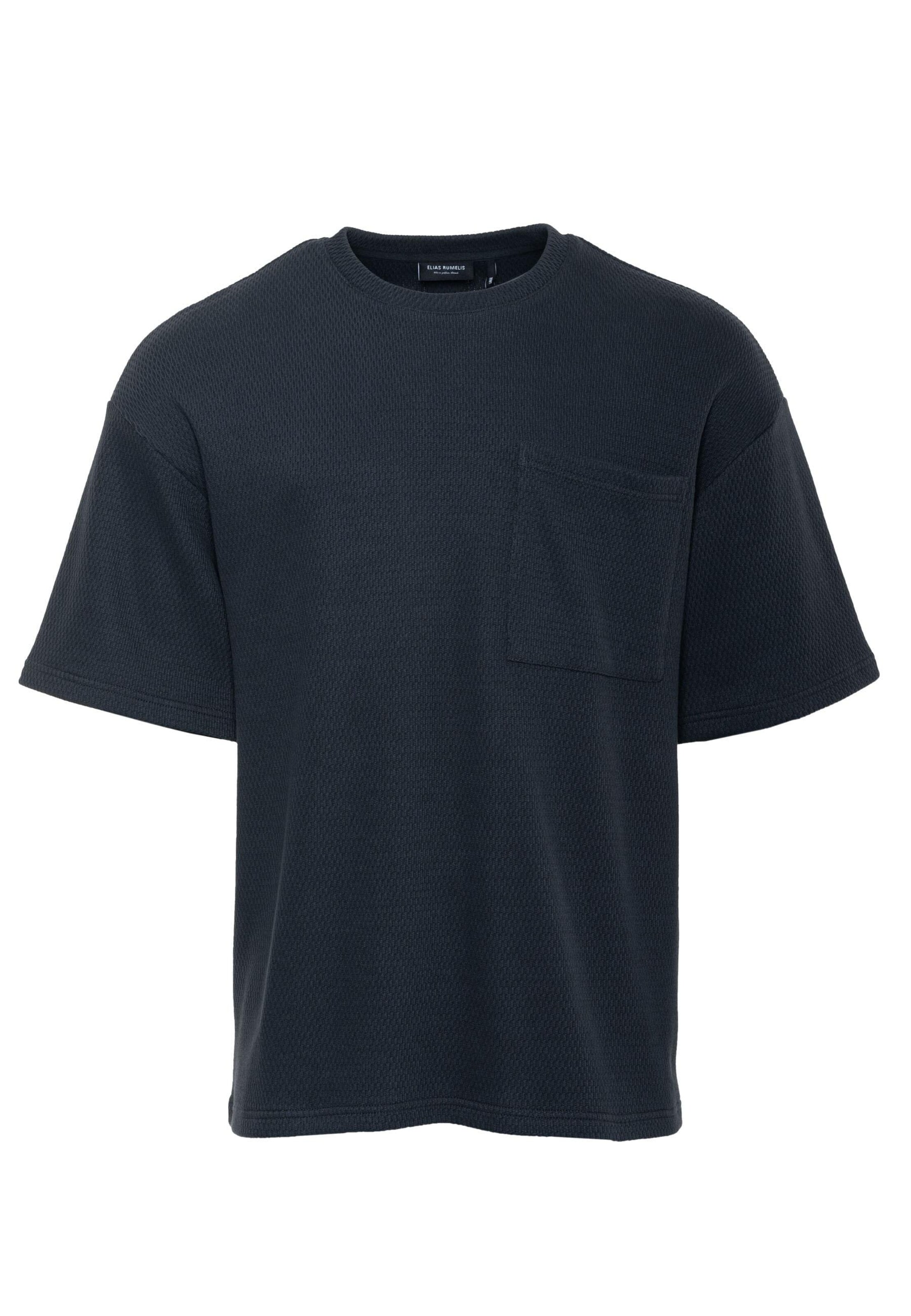 Maglietta 'Alexandros' di Elias Rumelis in nero: frontale