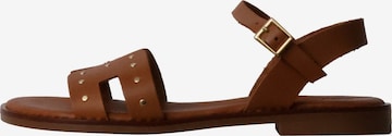 Oh my Sandals Sandale in Braun: Vorderseite