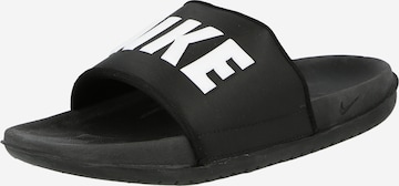 Nike SportswearNatikače s potpeticom 'Offcourt' - crna boja: prednji dio