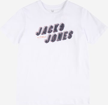 Jack & Jones Junior Koszulka 'FRIDAY' w kolorze biały: przód