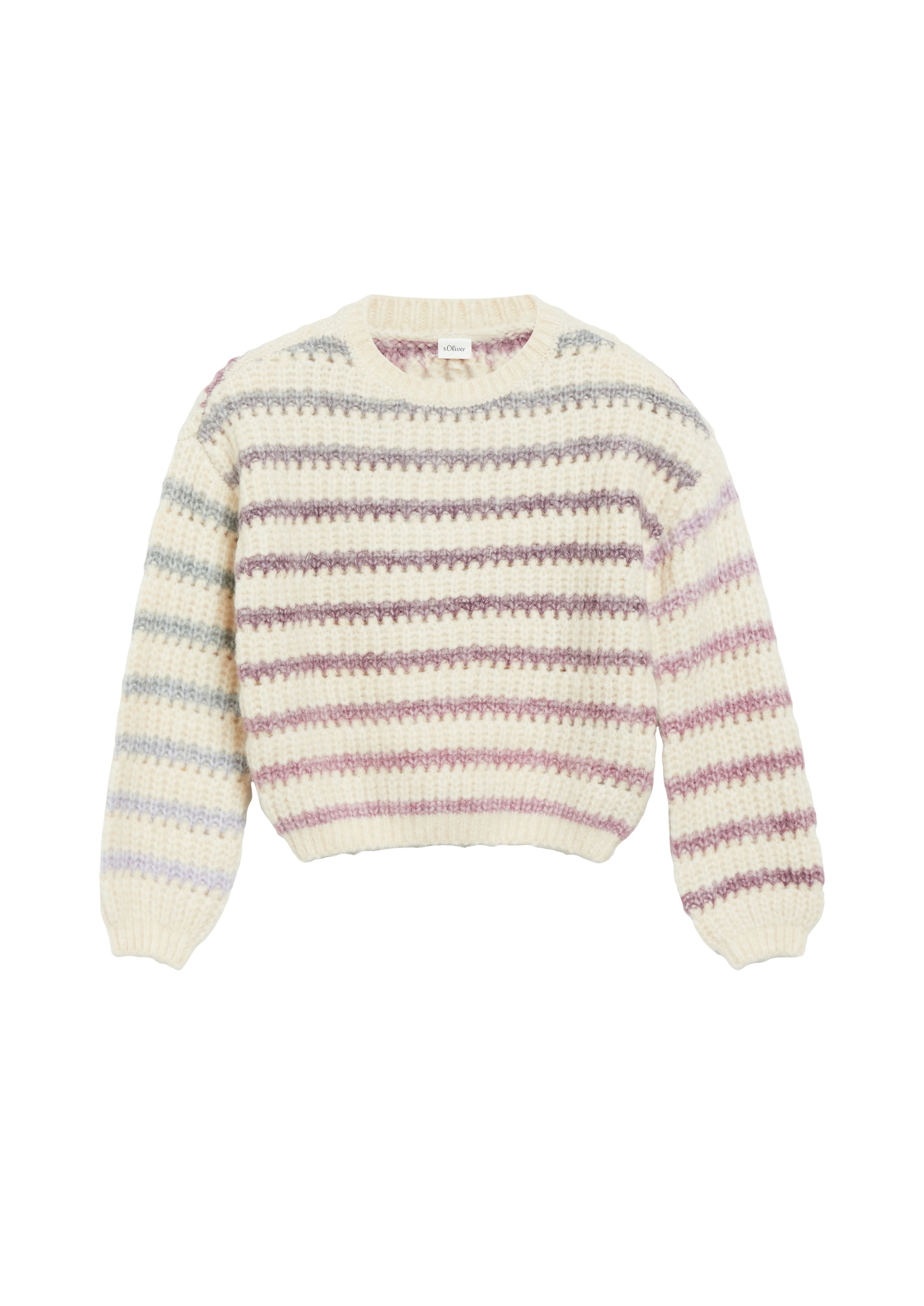 s.Oliver Trui in Beige: voorkant