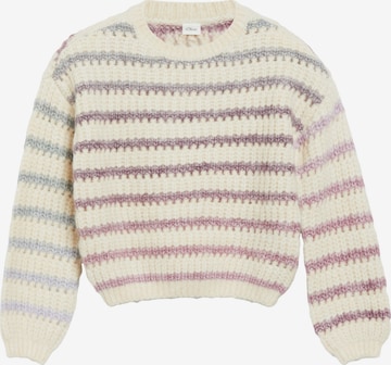 s.Oliver Pullover in Beige: Vorderseite