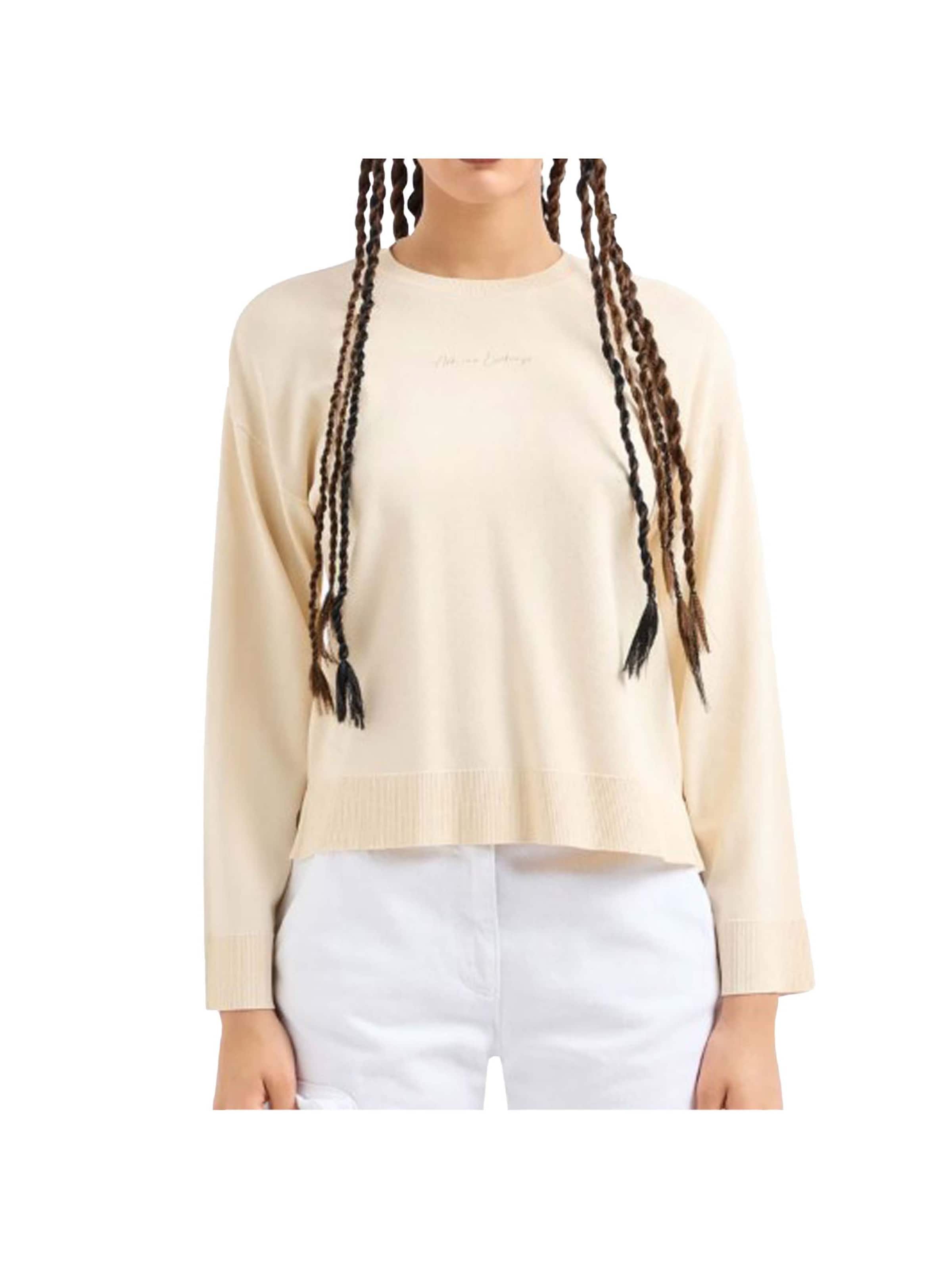 ARMANI EXCHANGE Pullover in Beige: Vorderseite