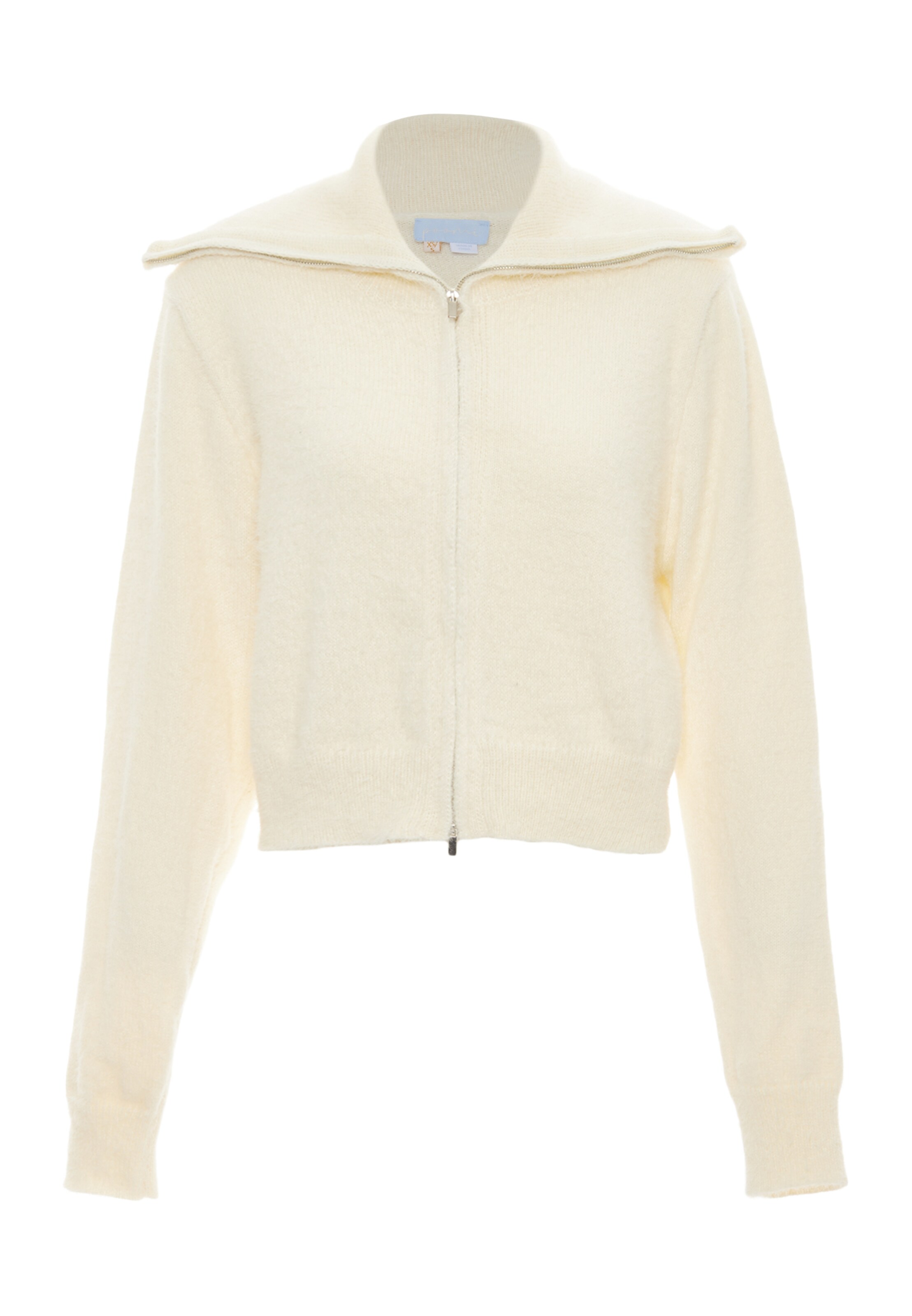 Poomi Strickjacke in Weiß: Vorderseite