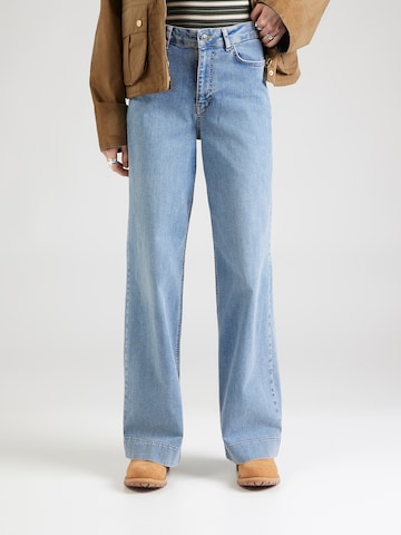 NÜMPH - Perna larga Calças de ganga 'PARIS' em azul: frente