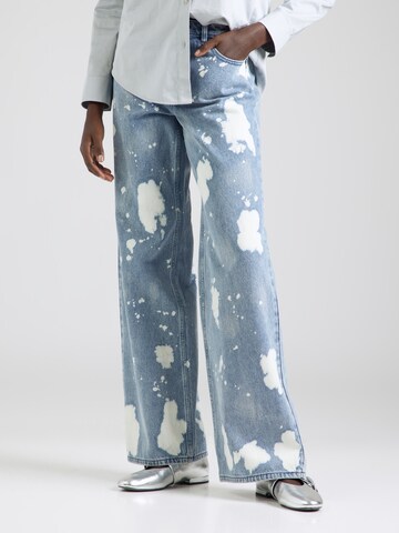 MICHAEL Michael Kors Wide leg Jeans in Blue: front